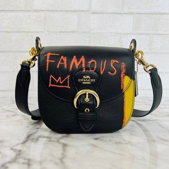 Coach Handbags - Coach X Jean Michel Basquiat Kleo Shoulder Bag & Crossbody 17